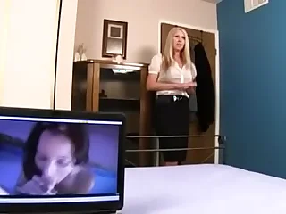 step mom catches son watching porn