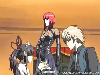 Lezdom BDSM pain in the neck beading for restrained teen